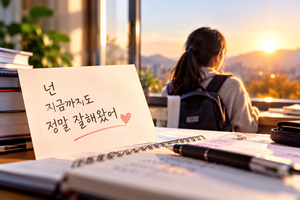수능 응원 멘트 50선|2027 수능 앞두고 전하기 좋은 짧은 응원 문구 썸네일