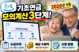 복지로 기초연금 모의계산 3단계! 예상 수령액·수급자격·신청 방법 총정리 썸네일