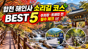 합천 해인사 소리길 코스 BEST 5|주차장·트레킹 전 필수 체크 썸네일